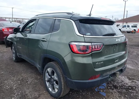 2020 Jeep Compass Limited 4X4 z USA, uszkodzony, nr VIN 3C4NJDCBXLT123657